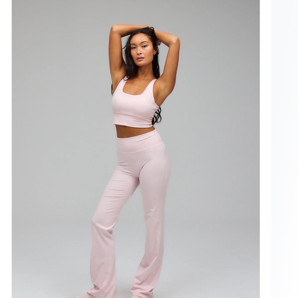 EXERCERE pink flare pants